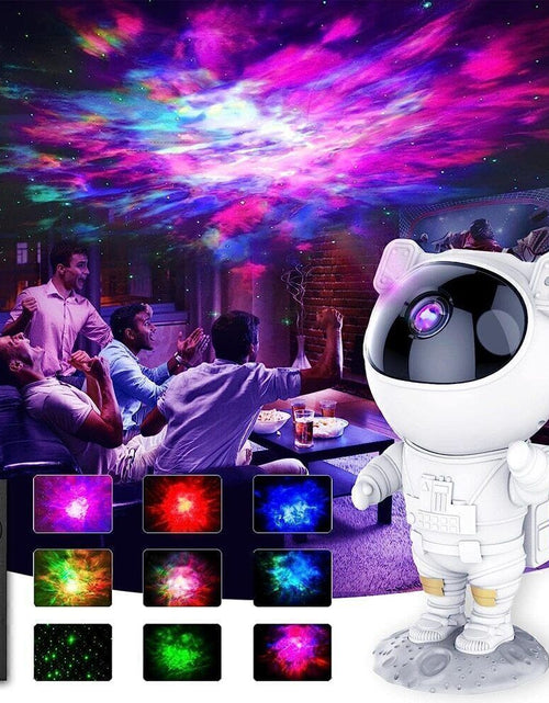 Load image into Gallery viewer, Astronaut Projector Galaxy Starry Sky Night Light Ocean Star LED Lamp Remote
