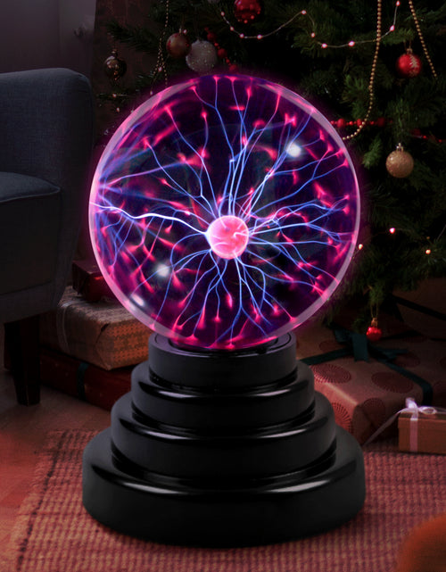 Load image into Gallery viewer, Plasma Ball Orb, 3&quot;Plasma Ball Plasma Globe for Kids Thunder Lightning Decorative Lamp USB/ Powered
