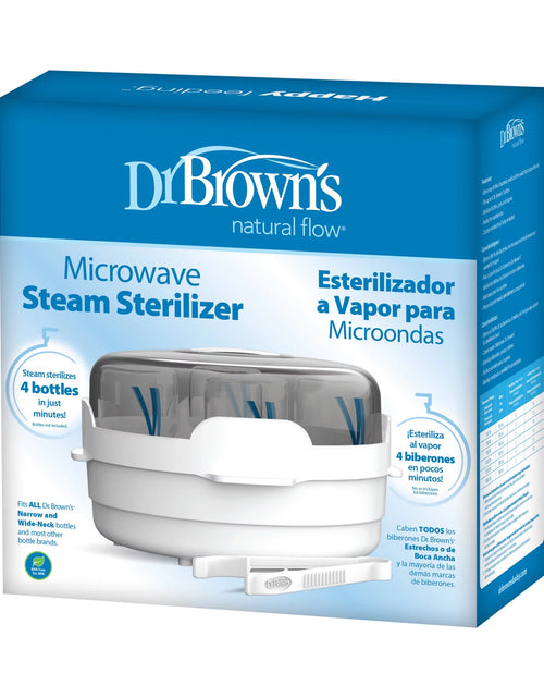 Load image into Gallery viewer, Dr. Brown’S Microwave Steam Sterilizer, Quickly Sterilize Baby Bottles, Travel-Friendly, BPA Free
