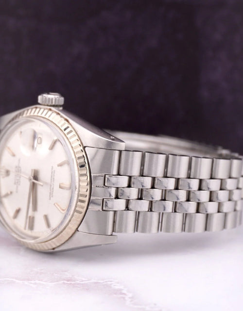 Load image into Gallery viewer, 36Mm Datejust Mens Steel Watch Jubilee Band Silver Linen Dial 1601
