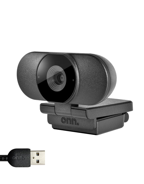 Load image into Gallery viewer, 1440P Webcam with Autofocus and Built-In Microphone, Adjustable,Black
