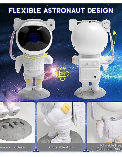 Load image into Gallery viewer, Astronaut Projector Galaxy Starry Sky Night Light Ocean Star LED Lamp Remote
