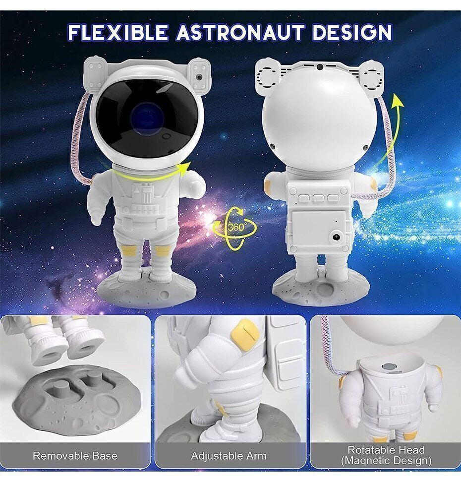 Astronaut Projector Galaxy Starry Sky Night Light Ocean Star LED Lamp Remote