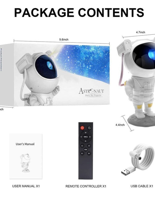 Load image into Gallery viewer, Astronaut Projector Galaxy Starry Sky Night Light Ocean Star LED Lamp Remote
