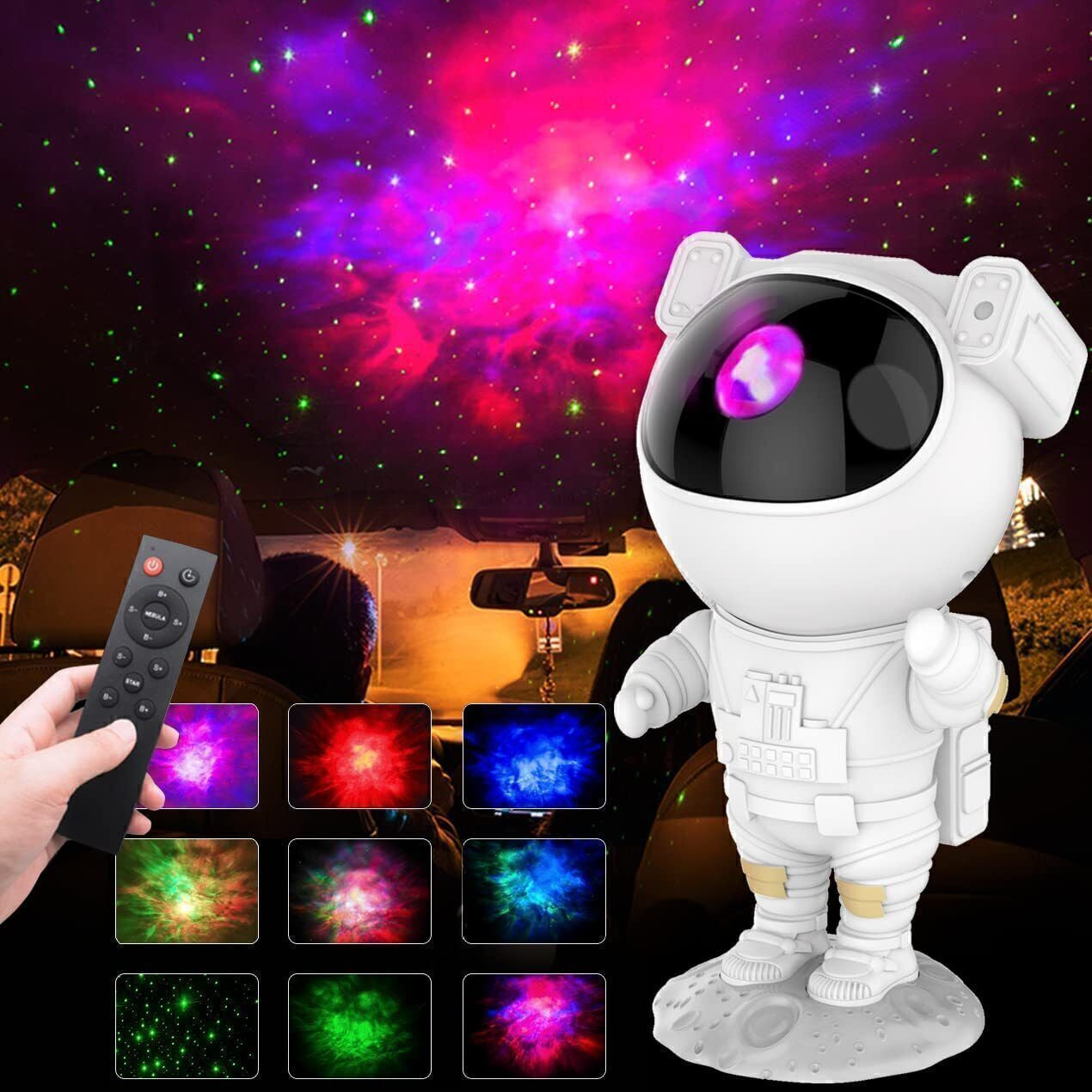 Astronaut Projector Galaxy Starry Sky Night Light Ocean Star LED Lamp Remote