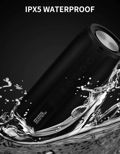 Load image into Gallery viewer, Waterproof Bluetooth Speaker Portable Wireless Speaker with Loud Stereo Sound, Blue
