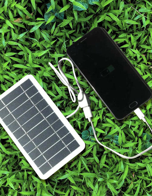 Load image into Gallery viewer, 2W 5V Solar Panel Outdoor Usb Portable Mini Solar Charger Panel Climbing Fast Travel Charger Phone Diy Solar Charger
