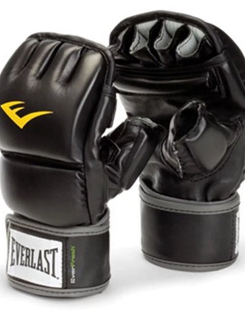 Load image into Gallery viewer, Boxing Wristwrap Heavy Bag Gloves Black
