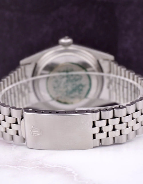 Load image into Gallery viewer, 36Mm Datejust Mens Steel Watch Jubilee Band Silver Linen Dial 1601
