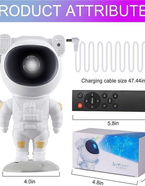 Load image into Gallery viewer, Astronaut Projector Galaxy Starry Sky Night Light Ocean Star LED Lamp Remote
