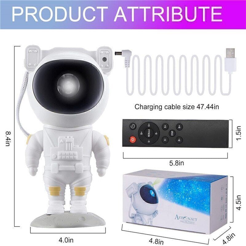 Astronaut Projector Galaxy Starry Sky Night Light Ocean Star LED Lamp Remote