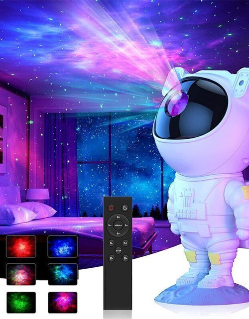 Load image into Gallery viewer, Astronaut Projector Galaxy Starry Sky Night Light Ocean Star LED Lamp Remote
