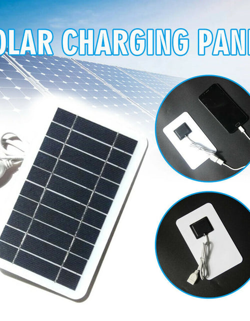 Load image into Gallery viewer, 2W 5V Solar Panel Outdoor Usb Portable Mini Solar Charger Panel Climbing Fast Travel Charger Phone Diy Solar Charger
