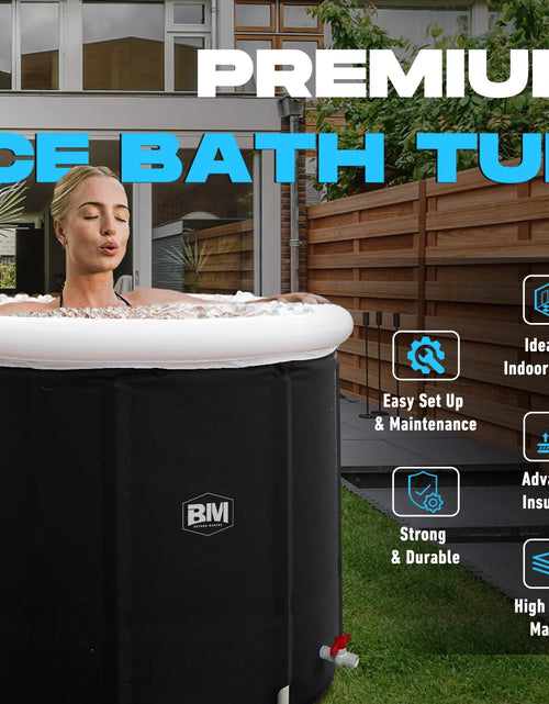 Load image into Gallery viewer, Ice Bath Tub for Athletes, Portable Ice Bath at Home, Inflatable Cold Plunge Tub for Adults, Large Ice Bathtub Outdoor, Recovery Cold Bath with Cover and Lid
