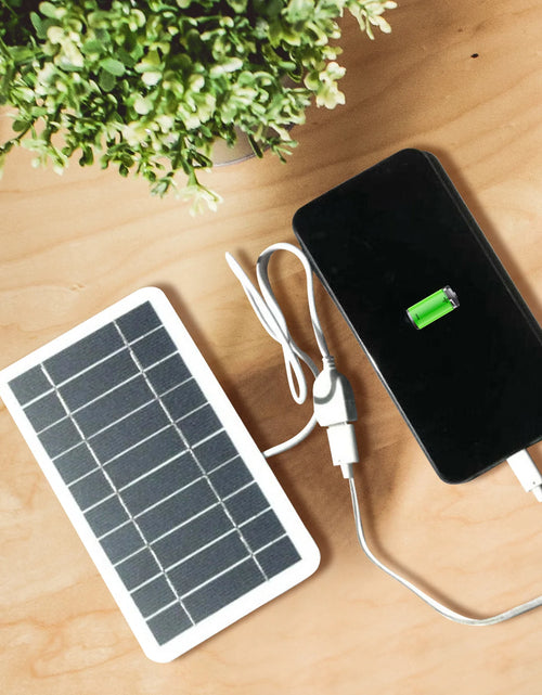 Load image into Gallery viewer, 2W 5V Solar Panel Outdoor Usb Portable Mini Solar Charger Panel Climbing Fast Travel Charger Phone Diy Solar Charger
